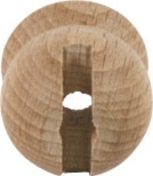 Holztülle Kugelform 5 mm geschlitzt