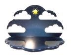 Wolke stehend/h�ngend