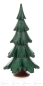 Preview: Massivholzbaum grün lasiert 12,5 cm