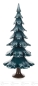 Preview: Massivholzbaum grün/weiß 24,5 cm