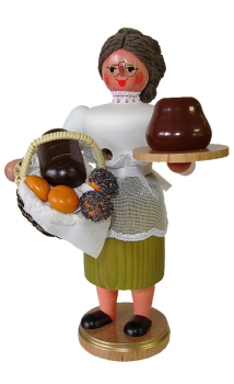 Räucherfrau Bäckerfrau 21 cm