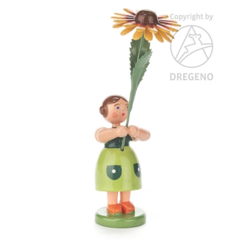 Blumenkind mit Kokardenblume