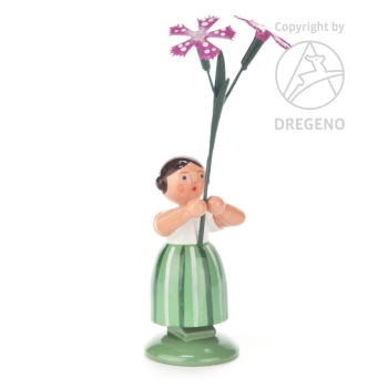 Blumenkind mit Wiesennelke