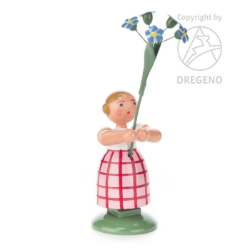 Blumenkind mit Vergissmeinnicht