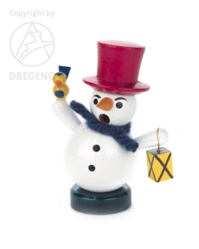 Kugelräuchermann Schneemann tanzend 9 cm