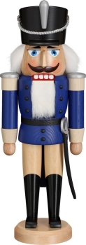 Nussknacker Husar Esche blau 37 cm