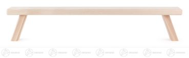 Schwibbogenbank Esche 60 cm