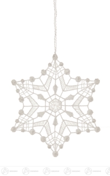 Plauener Spitze - Behang Schneestern II