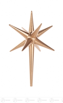 Stielstern für Adventsleuchter gold