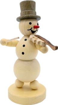 Schneemannmusikant mit Geige