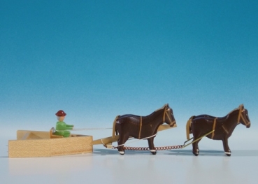 Gespann histor. Schneepflug (vierspännig)