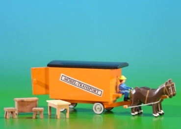 Gespann Möbeltransport