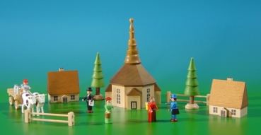 Seiffener Spielzeugdorf (12teilig)