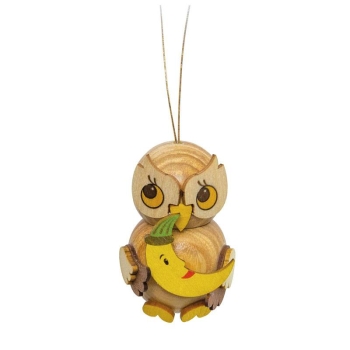 Behang Eulenkind mit Mond