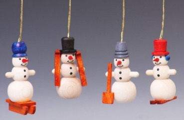 Behang Schneemannquartett (4)