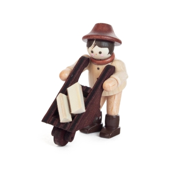 Waldmann mit Schubkarre mini