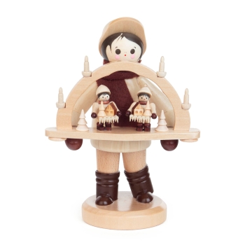 Schwibbogenhändler Junge groß