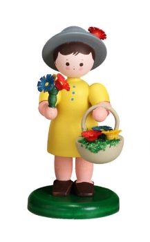 Blumenmädchen gelb