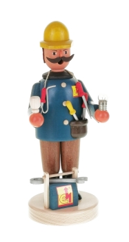 Räuchermann Elektriker 23 cm