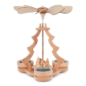 Teelichtpyramide Rehe