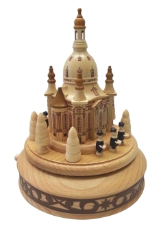 Spieldose Dresdener Frauenkirche & Sänger