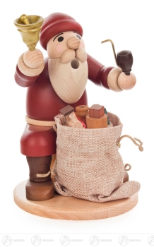 Räucherfigur Weihnachtsmann mit Sack