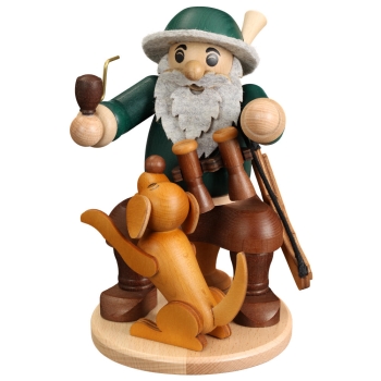 Räucherfigur Förster mit Hund