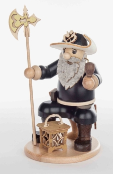 Räucherfigur Nachtwächter sitzend