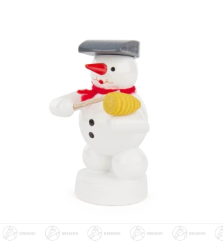 Schneemannmusikant mit Guiro