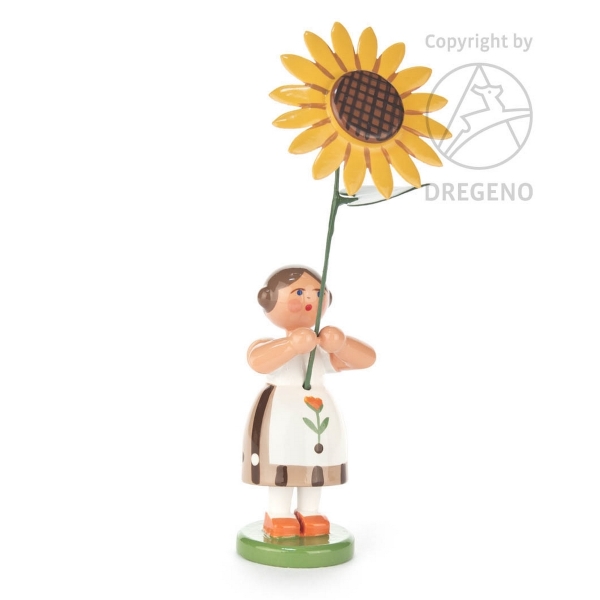 Blumenkind mit Sonnenblume