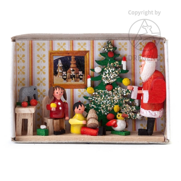 Zündholzschachtel Kinderweihnachtsfeier