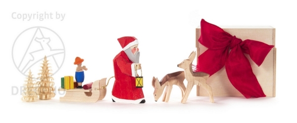 Geschenkbox Weihnachten farbig