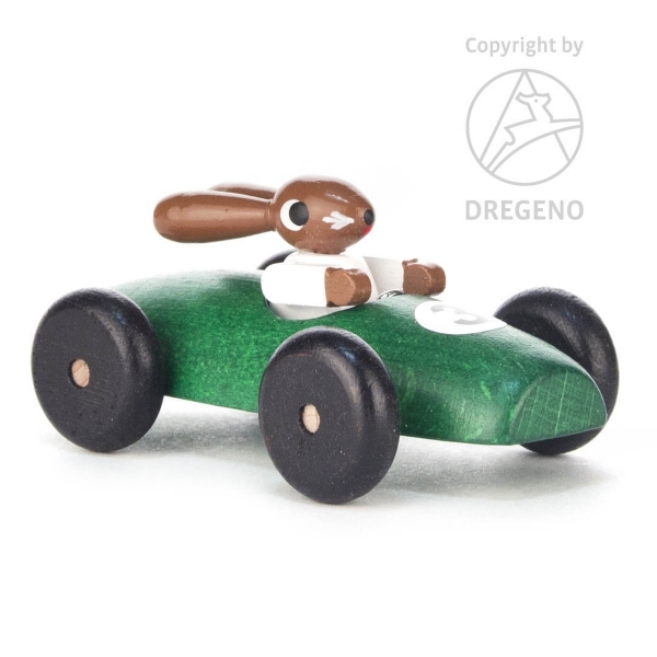 Hasenrennauto klein grün