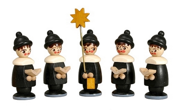 5 Kurrendefiguren 4,5 cm schwarz