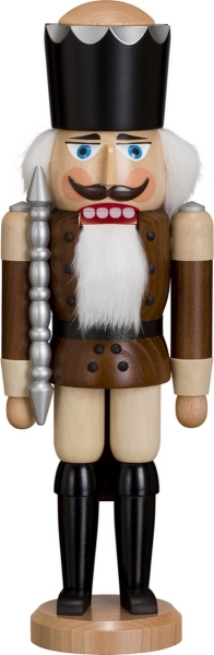 Nussknacker König Esche braun 39 cm