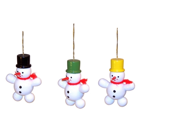 Behang Schneemanntrio Zylinder (3)