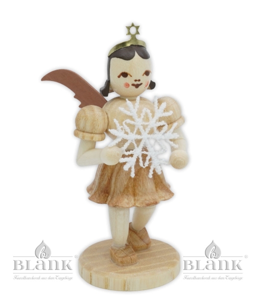 Faltenkurzrockengel mit Schneeflocke