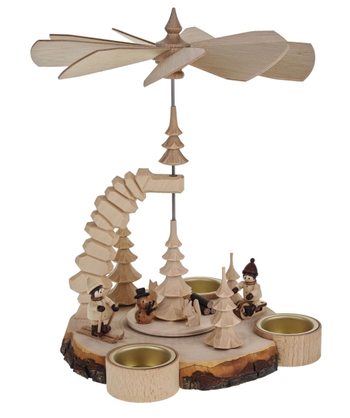 Greifensteinpyramide mit Winterkinder (Exklusiv)