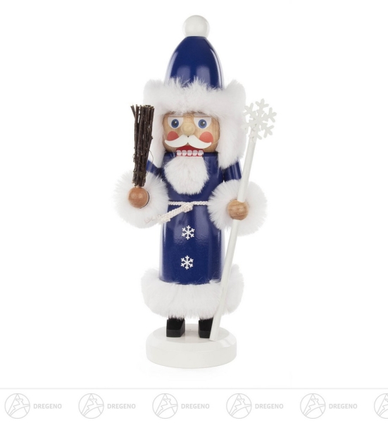 Nussknacker Weihnachtsmann dunkelblau 38cm
