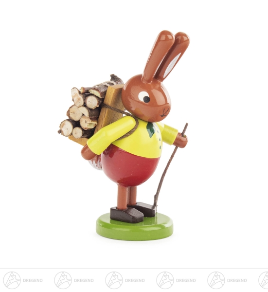 Hase mit Holztrage klein