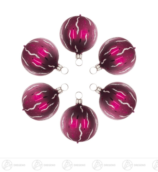 Thüringer Christbaumschmuck Kugel 5cm (6)