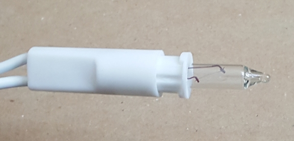 5 Stück Pisellolampe C-2V 12V/1.14W