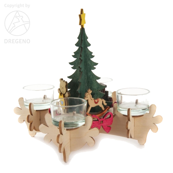 Bastelsatz Adventsleuchter