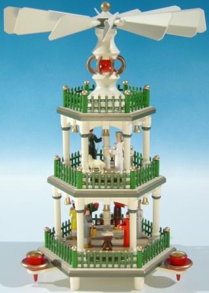 Pyramide 3-stöckig historisch