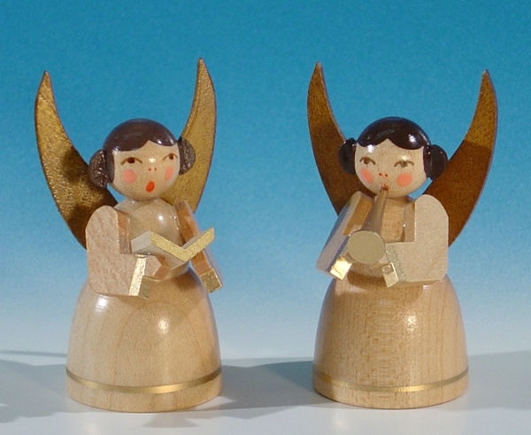 Musikengelpaar natur