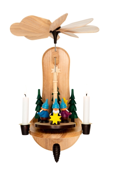 Wandpyramide mit Sternenzwerge