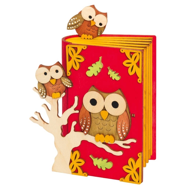 Bastelset Spardose Eulenbuch