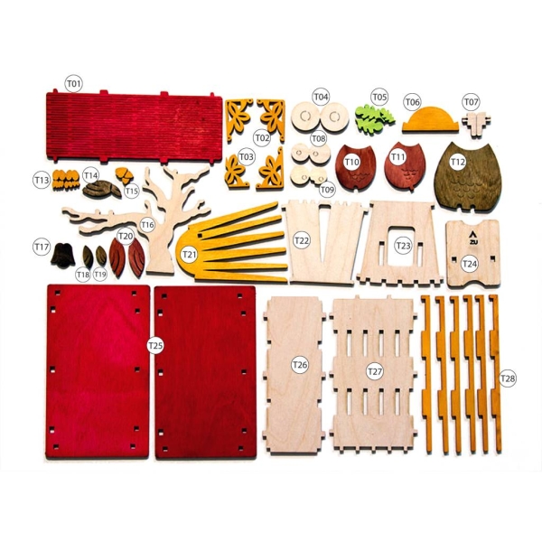 Bastelset Spardose Eulenbuch