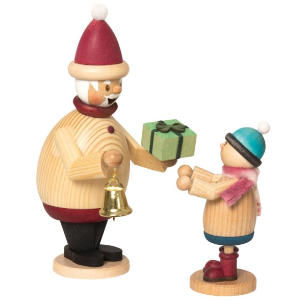 Räuchermann Max Weihnachtsmann mit Mäxchen