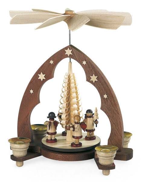 Pyramide Geschenkeengel Spitzbogen